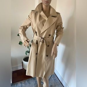 J Crew cotton trench coat